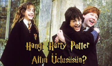 Hangi Harry Potter Altın üçlü (Hermonie-Ron-Harry) Karakterisin? Kişilik Testi!